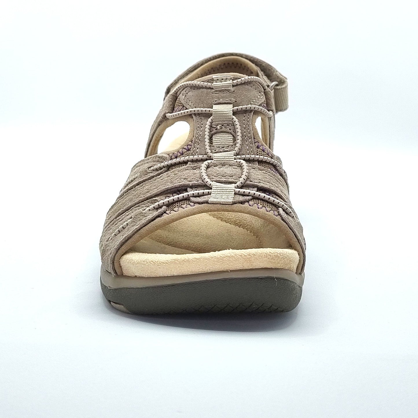 Free Spirit Fairmont 2 Women's Leather Open Toe Sandal New Khaki