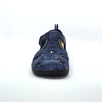 Free Spirit Cleveland Women's Leather Sandal Shoe Navy