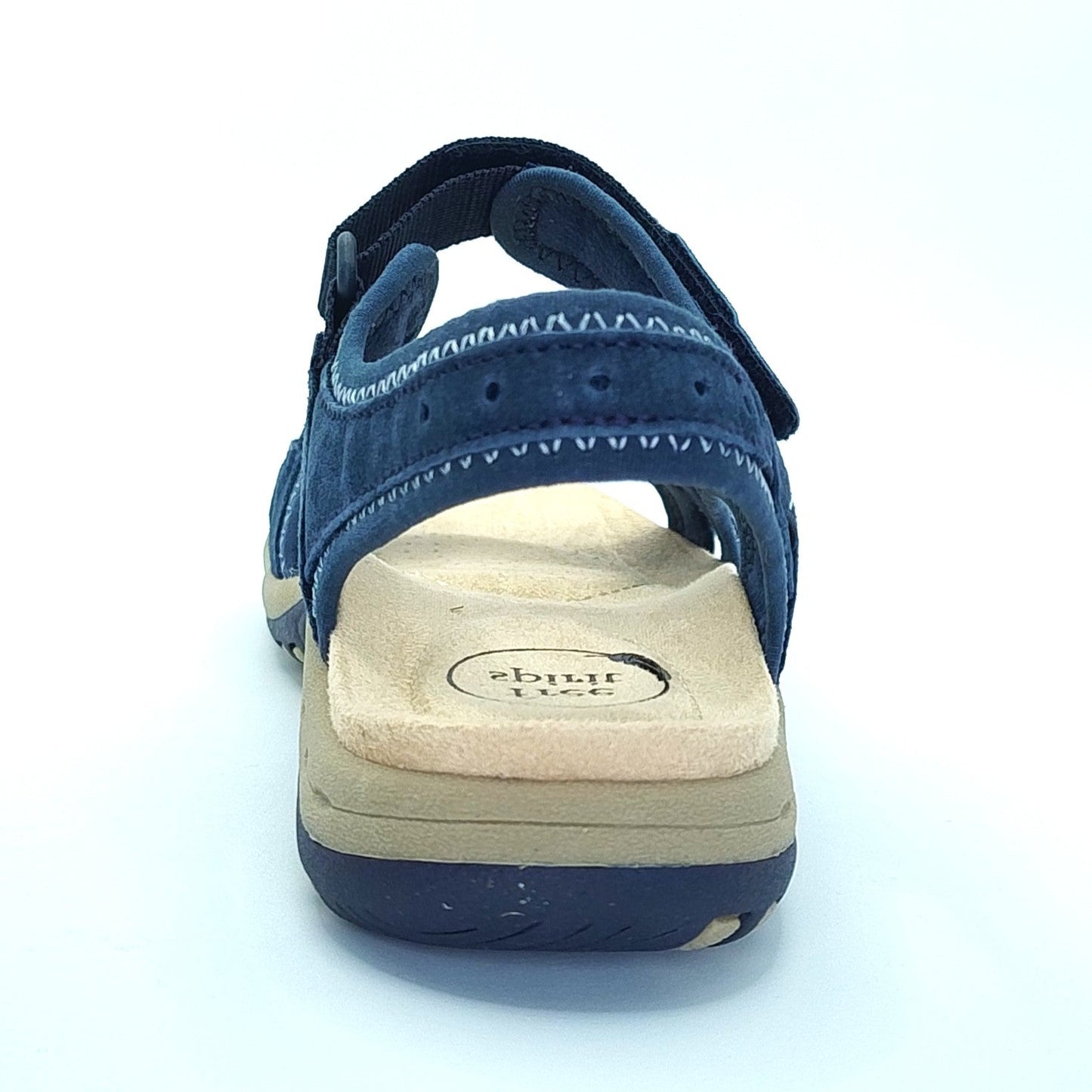 Free Spirit Frisco Women's Leather Touch Fastening Sandal Navy