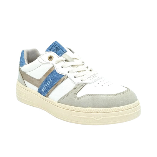 Mustang Cheyenne 1510-301-238 Women's Lace Up Padded Lightweight Fashion Trainer Ice/Blue