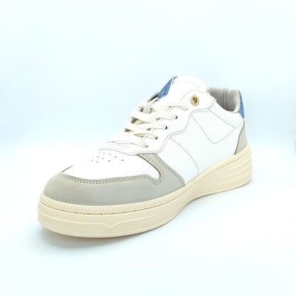 Mustang Cheyenne 1510-301-238 Women's Lace Up Padded Lightweight Fashion Trainer Ice/Blue