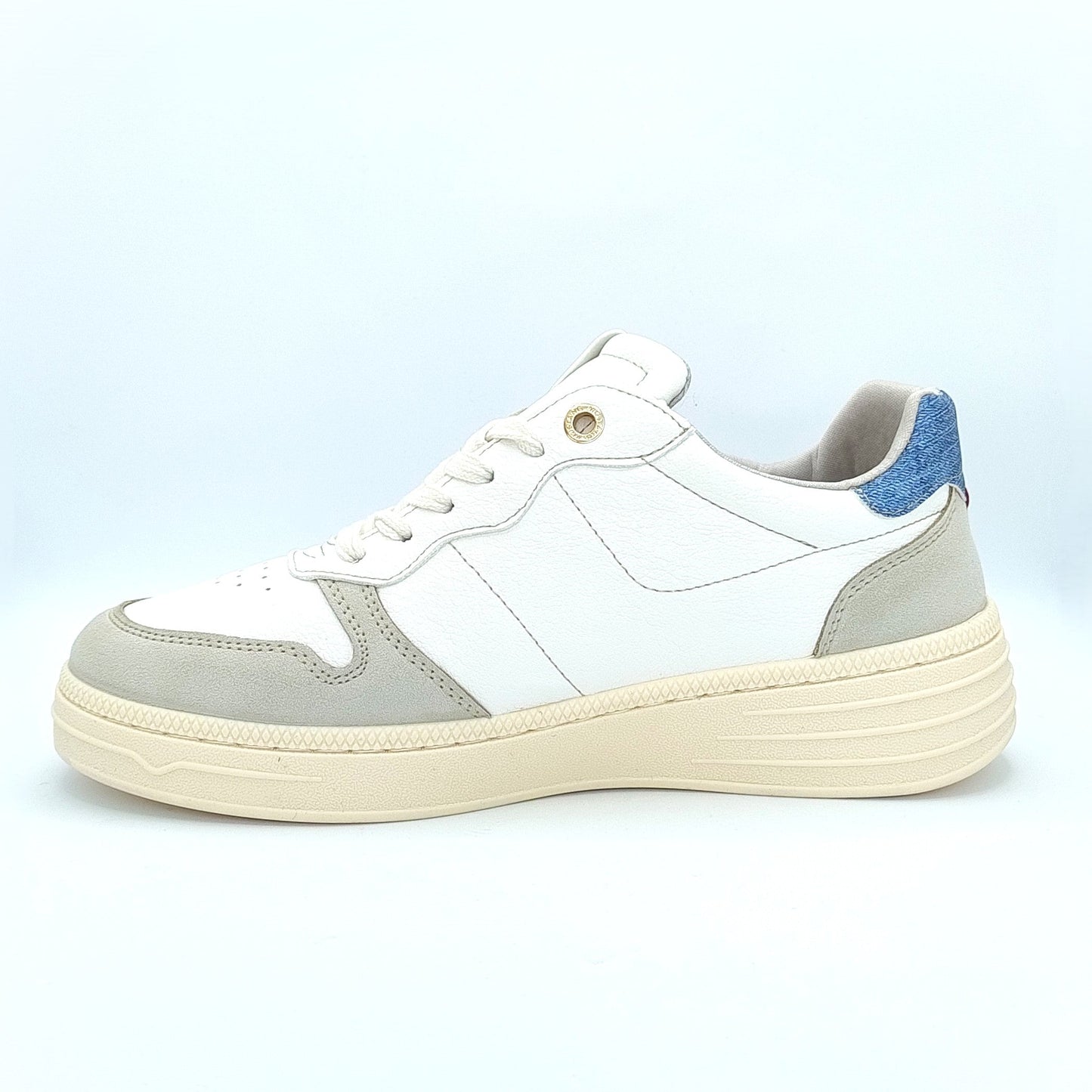 Mustang Cheyenne 1510-301-238 Women's Lace Up Padded Lightweight Fashion Trainer Ice/Blue