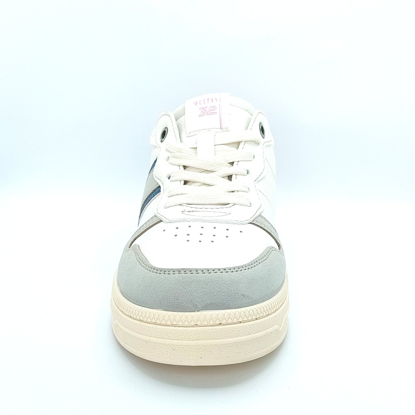 Mustang Cheyenne 1510-301-239 Women's Lace Up Padded Lightweight Fashion Trainer Ice/Light Grey