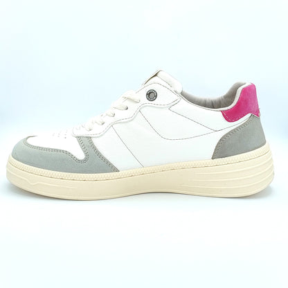 Mustang Cheyenne 1510-301-239 Women's Lace Up Padded Lightweight Fashion Trainer Ice/Light Grey