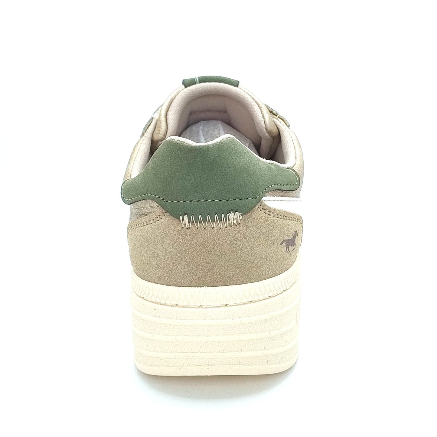 Mustang Cheyenne 1510-301-699 Women's Lace Up Padded Lightweight Fashion Trainer Gold