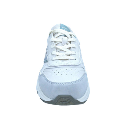 Mustang Dover 1512-302-283 Women's Lace Up Funky Retro Trainer Ice/Silver
