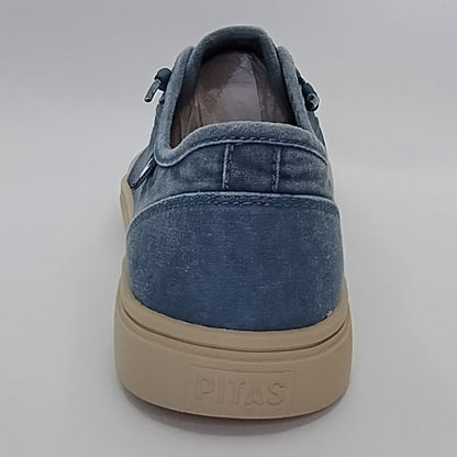 Walk In Pitas Corfu Men's Lightweight Lace Up Sneaker Trainer Azul