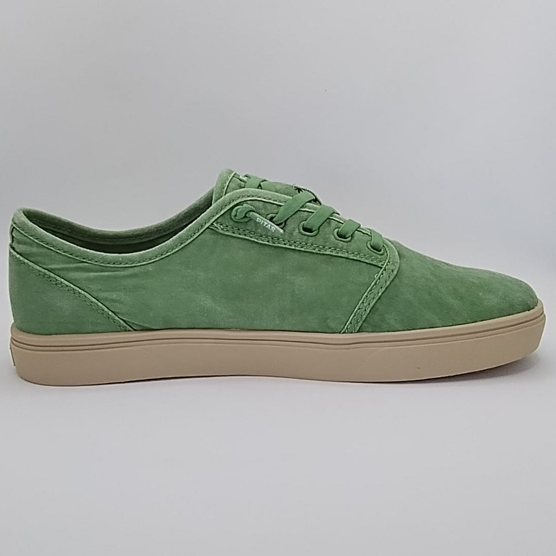 Walk In Pitas Corfu Men's Lightweight Lace Up Sneaker Trainer Verde