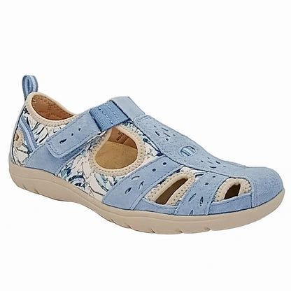 Free Spirit Cleveland Women's Leather Sandal Shoe Denim/Multi
