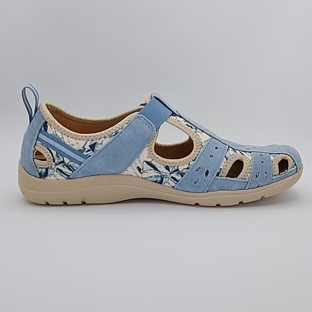 Free Spirit Cleveland Women's Leather Sandal Shoe Denim/Multi