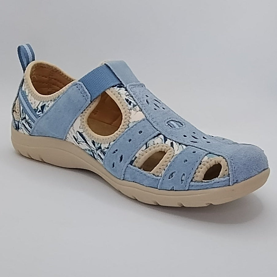 Free Spirit Cleveland Women's Leather Sandal Shoe Denim/Multi