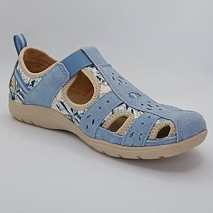 Free Spirit Cleveland Women's Leather Sandal Shoe Denim/Multi