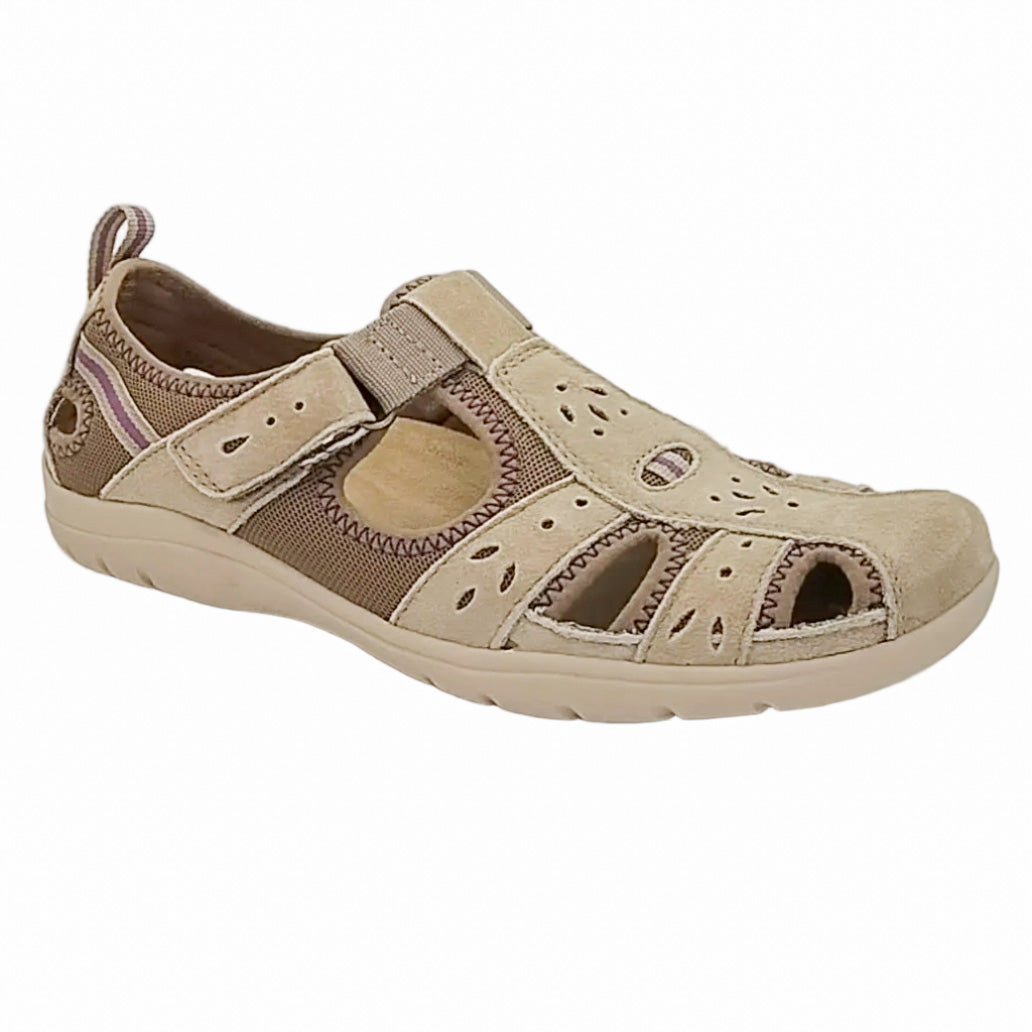 Free Spirit Cleveland Women's Leather Sandal Shoe New Khaki