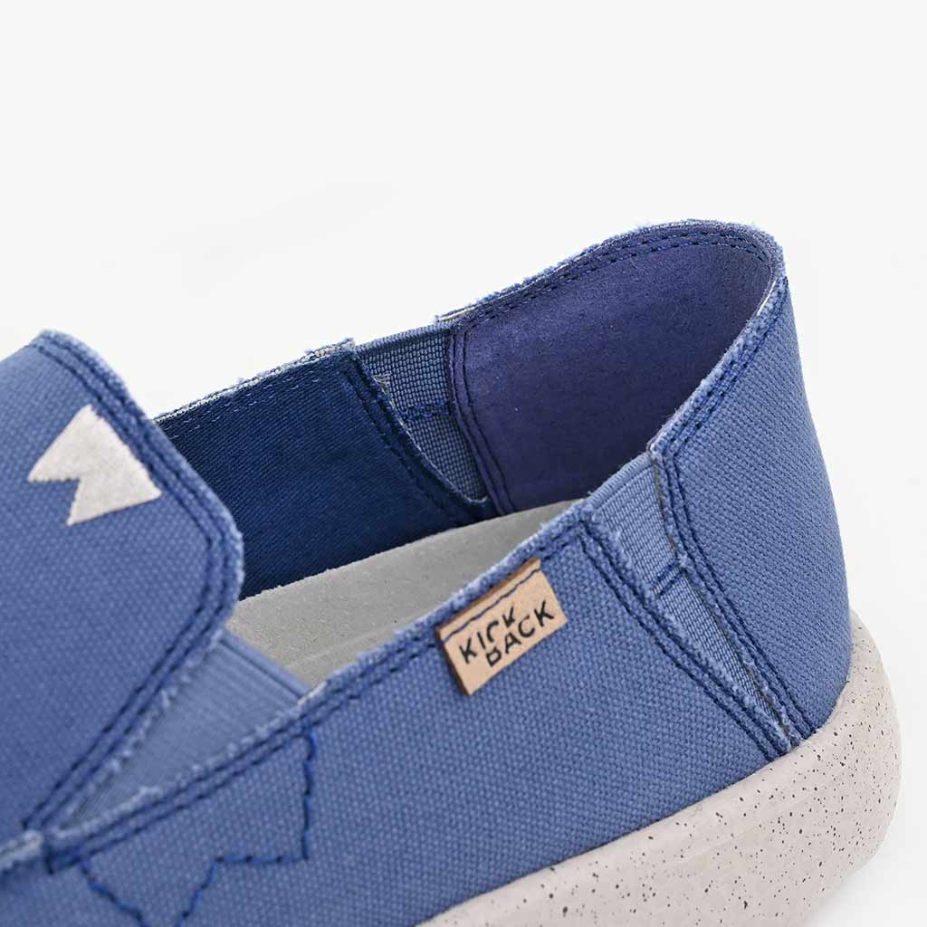 KickBack Couch 2.0 Men's Lightweight Canvas Slip On Shoe Marine Blue