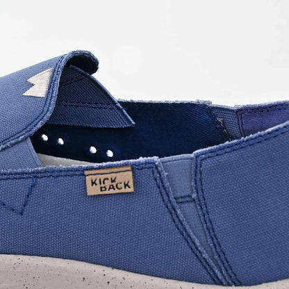 KickBack Couch 2.0 Men's Lightweight Canvas Slip On Shoe Marine Blue
