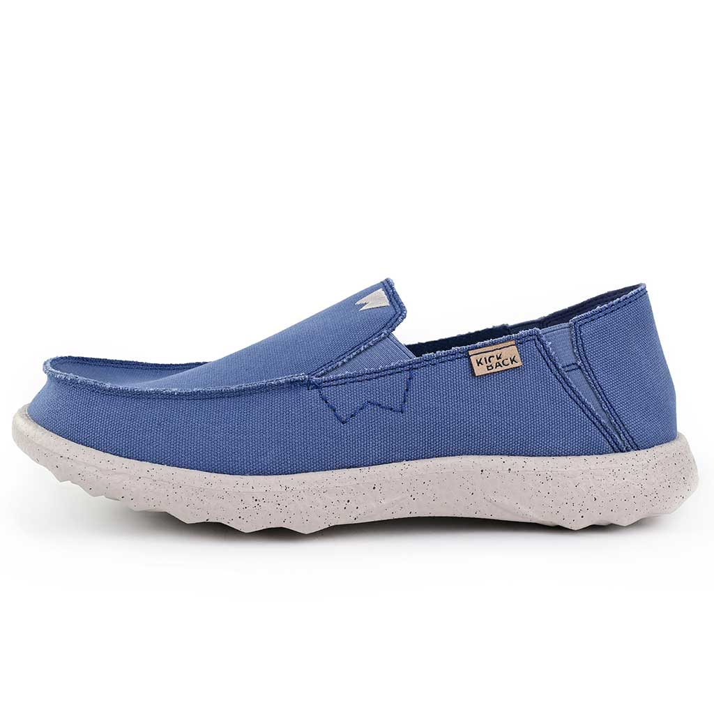 KickBack Couch 2.0 Men's Lightweight Canvas Slip On Shoe Marine Blue
