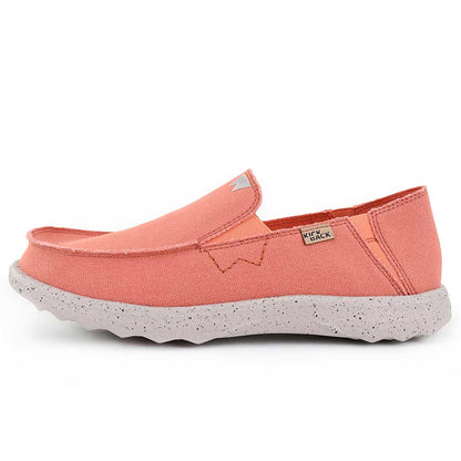 KickBack Couch 2.0 Canvas Men's Lightweight Slip On Shoe Salmon