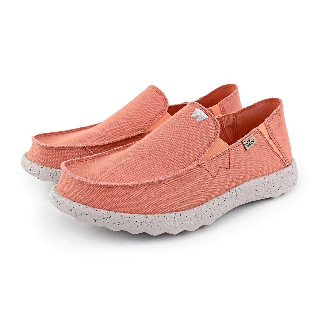 KickBack Couch 2.0 Canvas Men's Lightweight Slip On Shoe Salmon