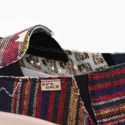 KickBack Couch 2.0 Woven Men's Lightweight Canvas Slip On Shoe Hacky Sack Black
