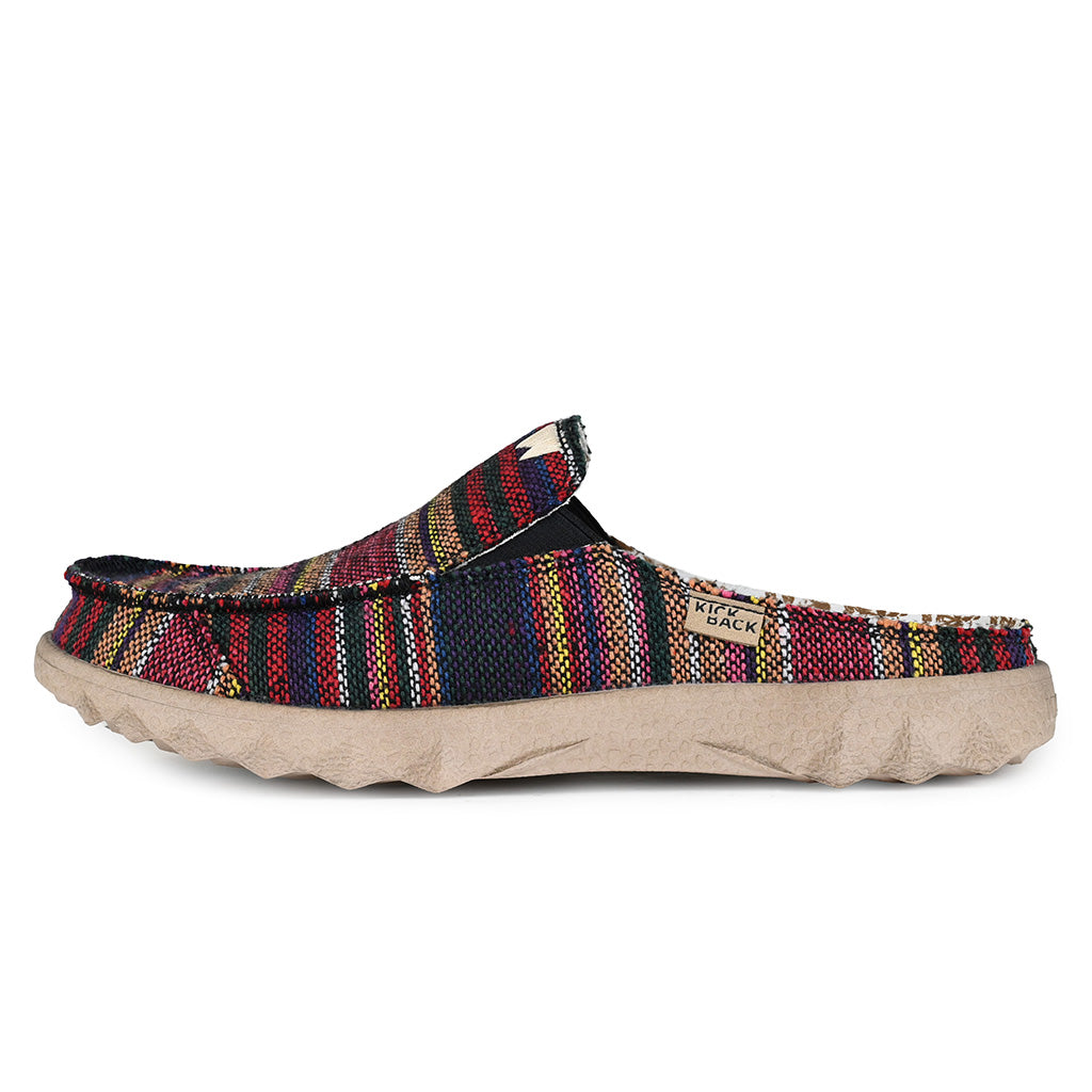 KickBack Chaise Classic Men's Lightweight Canvas Slip On Shoe Hacky Sack Black