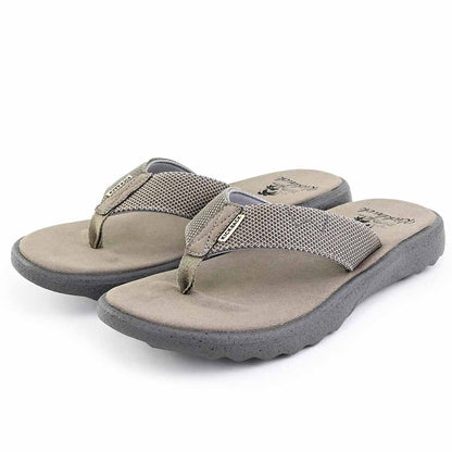 KickBack Koloa Mesh Men's Lightweight Foam Footbed Flip Flop Brown/Charcoal