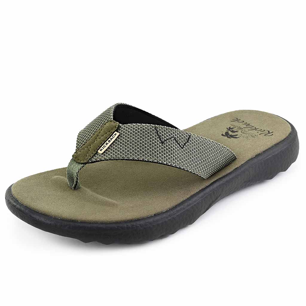 KickBack Koloa Mesh Women's Lightweight Foam Footbed Flip Flop Khaki/Black