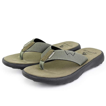 KickBack Koloa Mesh Women's Lightweight Foam Footbed Flip Flop Khaki/Black