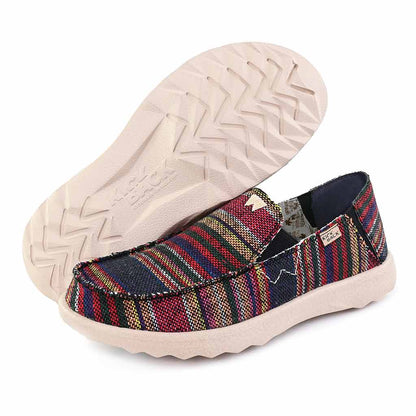 KickBack Couch 2.0 Woven Men's Lightweight Canvas Slip On Shoe Hacky Sack Black