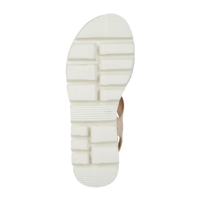 Cipriata Aladina Womens Super Lightweight Elasticated Chunky Sandal Nude
