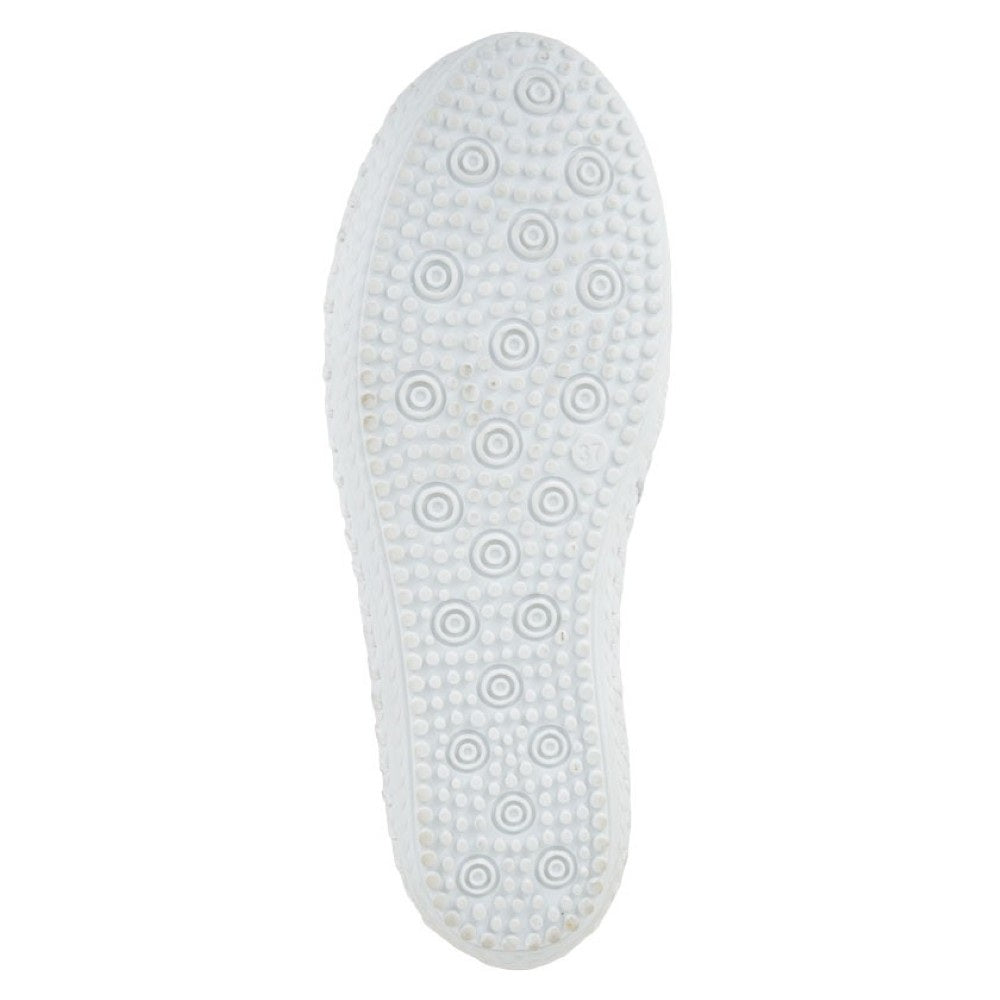 Mod Comfys Women's Softie Leather Plimsoll White