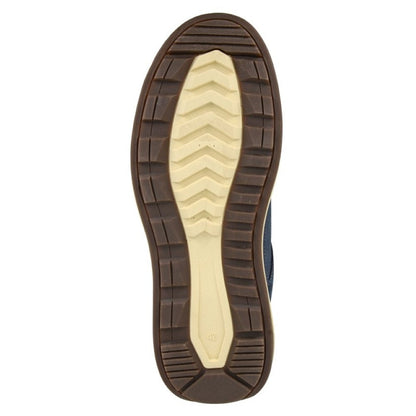 Scimitar Men's Fuller Fitting Lace / Zip Up Leisure Shoe Navy