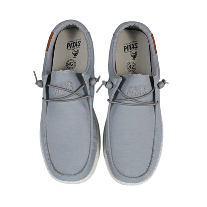 Walk In Pitas Willy Clog Men's Ultralight Wally Slip On Canvas Shoe Gris
