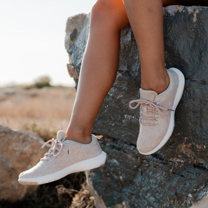 Emu Barkly 2.0 Women's Machine Washable Wool Blend Lightweight Lace Up Sneaker Mushroom