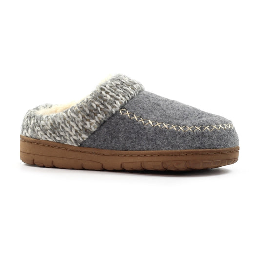 Lunar Albany Women's Fleece Lined Slipper Grey