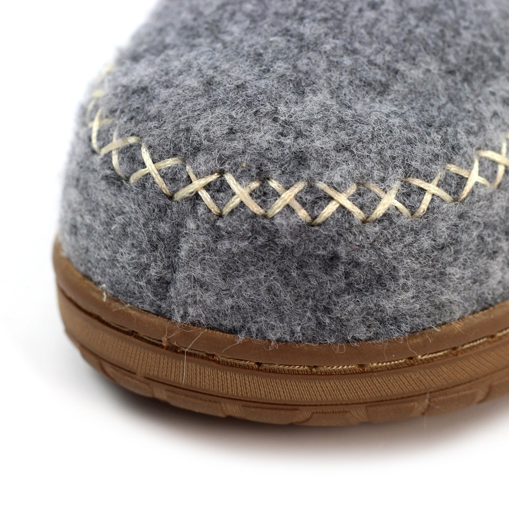 Lunar Albany Women's Fleece Lined Slipper Grey