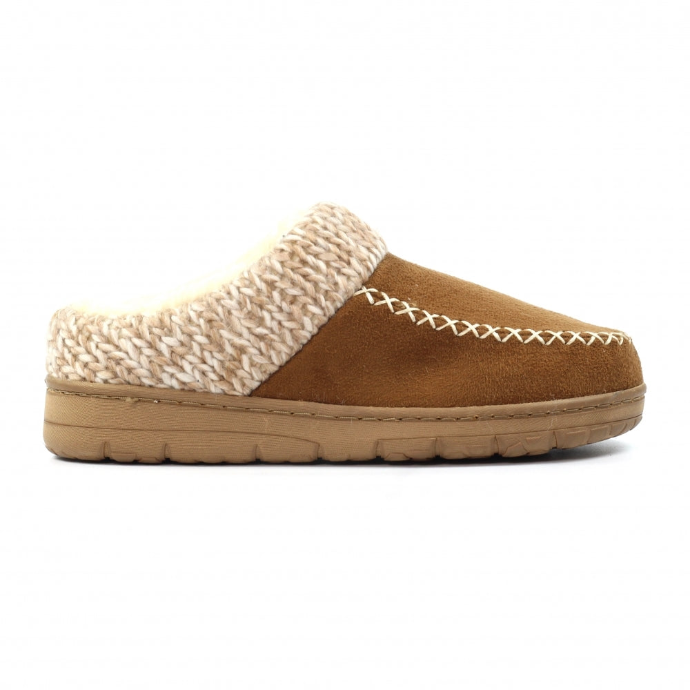 Lunar Albany Women's Fleece Lined Slipper Tan