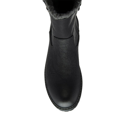 Lotus Angeles Women's Side Zip Ankle Boot Black