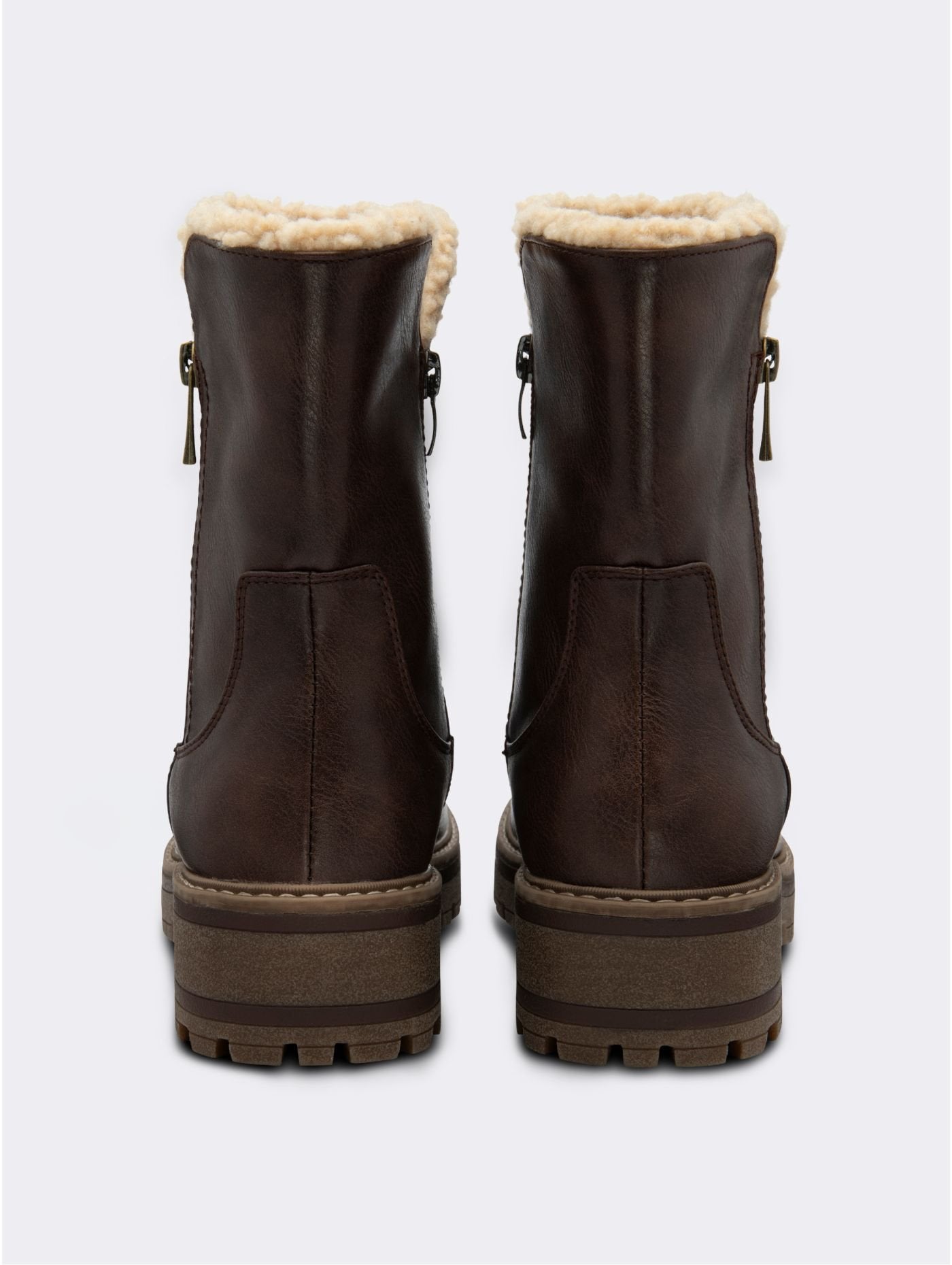 Lotus Angeles Women's Side Zip Ankle Boot Brown