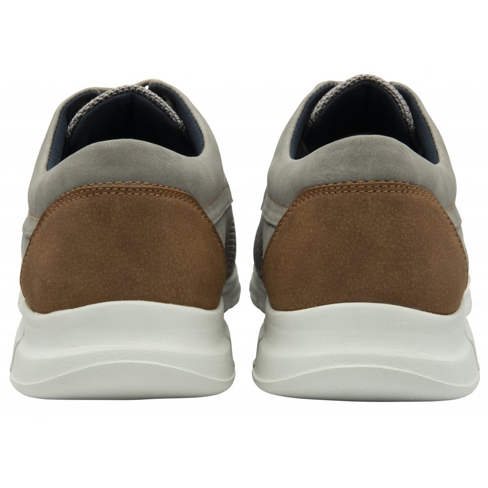 Lotus Arezzo Men's Lace Up Casual Trainer Shoes Grey