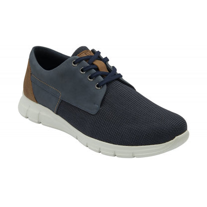 Lotus Arezzo Men's Lace Up Casual Trainer Shoes Navy