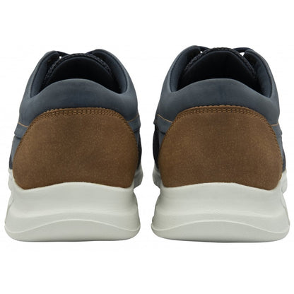 Lotus Arezzo Men's Lace Up Casual Trainer Shoes Navy