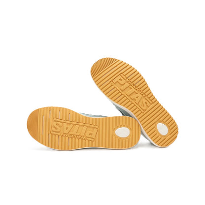 Walk In Pitas Bay Men's Lightweight Elastic Lace Boat Shoe Verde