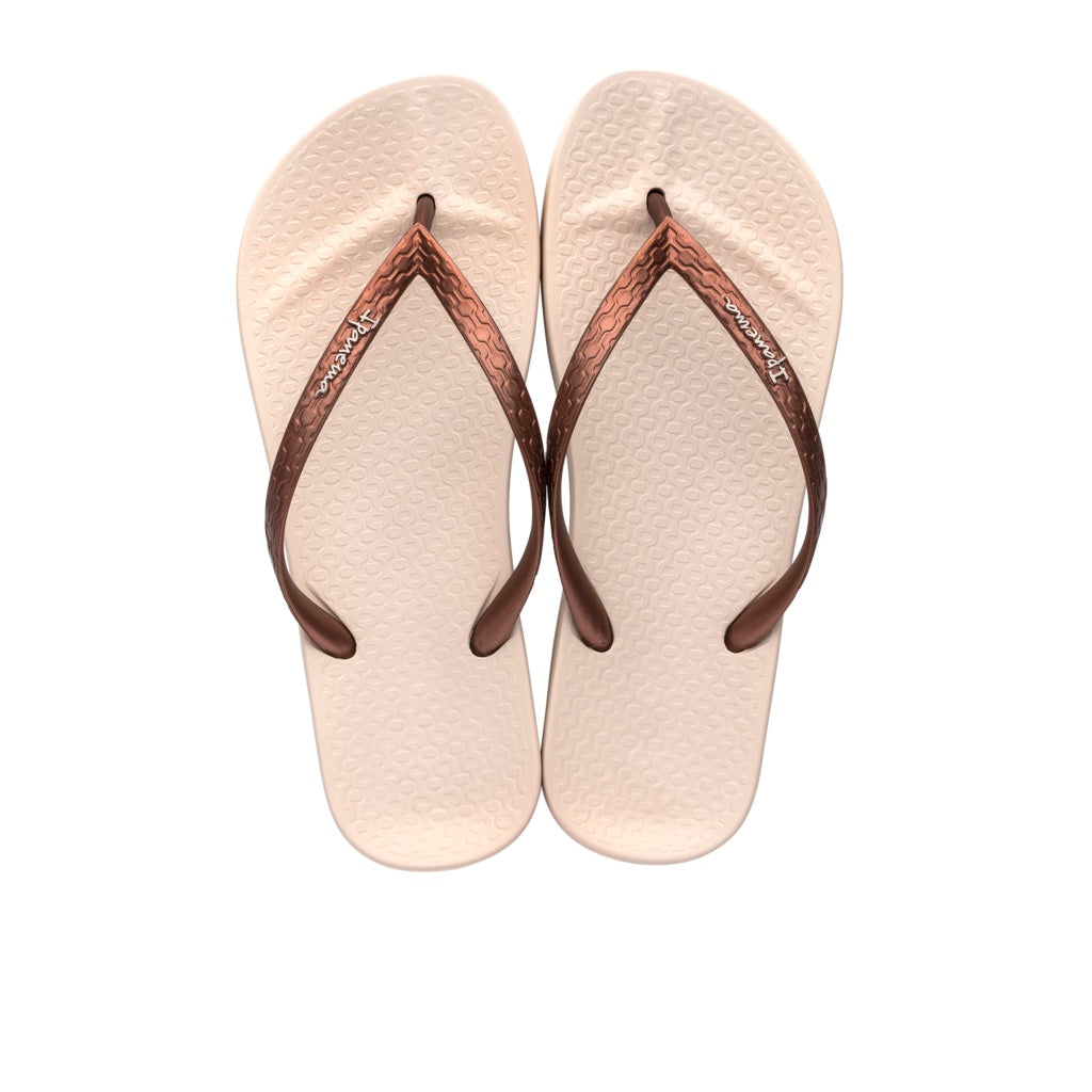 Ipanema Anatomic Women's Flip Flop Beige Copper