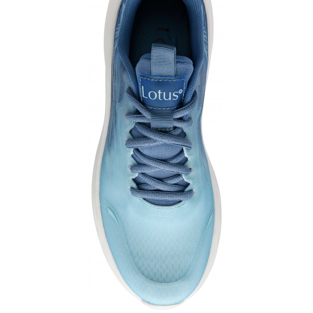 Lotus Bellona Women's Lace Up Sporty Look Trainers Blue