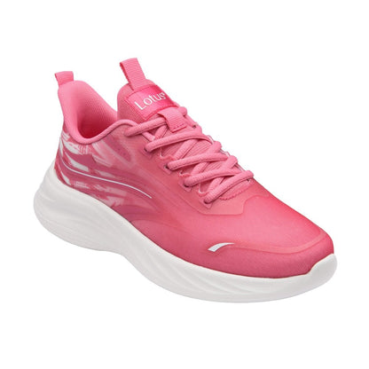 Lotus Bellona Women's Lace Up Sporty Look Trainers Pink