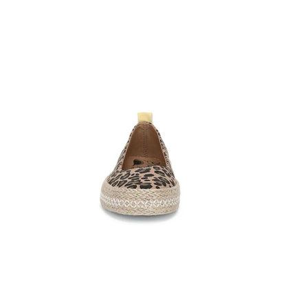 Blowfish Malibu Benita Women's Espadrille Ballet Dolly Pump Flats Warm Taupe Leopard