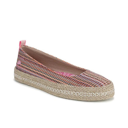 Blowfish Malibu Benita Women's Espadrille Ballet Dolly Pump Flats Bright Pink Multi