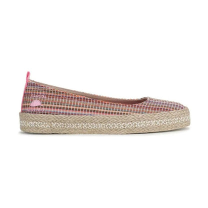 Blowfish Malibu Benita Women's Espadrille Ballet Dolly Pump Flats Bright Pink Multi