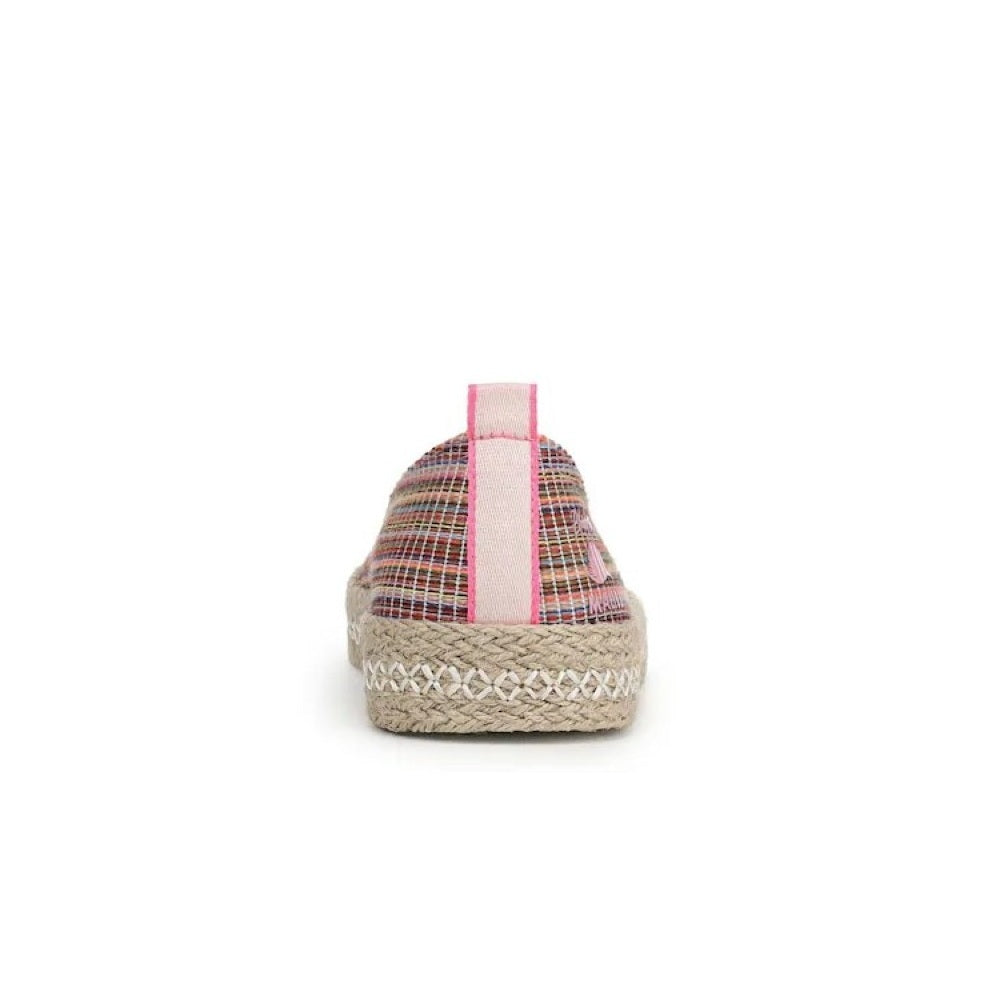 Blowfish Malibu Benita Women's Espadrille Ballet Dolly Pump Flats Bright Pink Multi