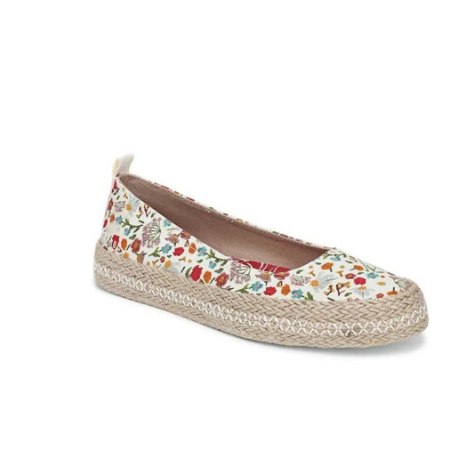 Blowfish Malibu Benita Women's Espadrille Ballet Dolly Pump Flats White Multi Floral